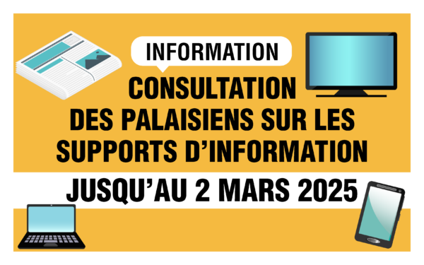 Consultation des Palaisiens : faites connaître vos habitudes d’information !