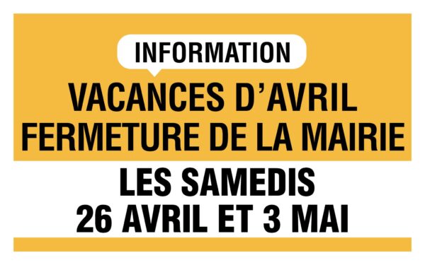 Fermeture de la mairie