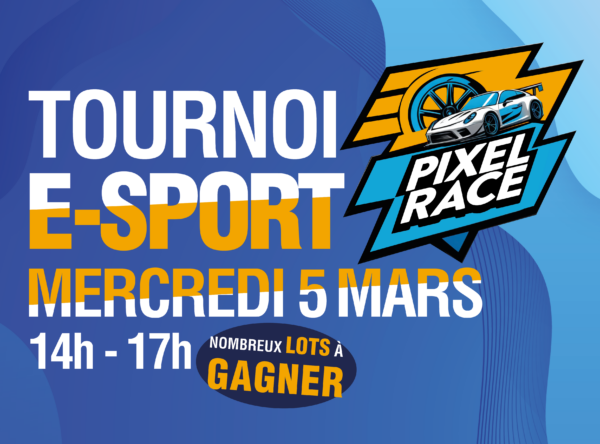 Tournoi e-sport Pixel Race : faites vrombir les moteurs !