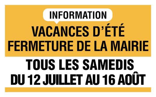 Fermeture de la mairie