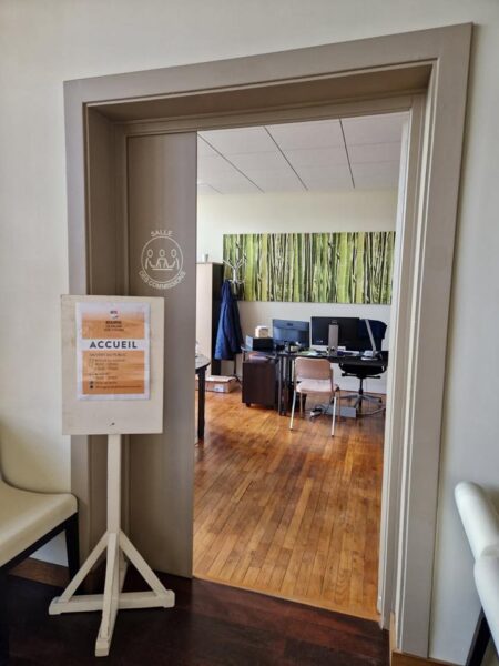 Travaux de l’accueil de la mairie