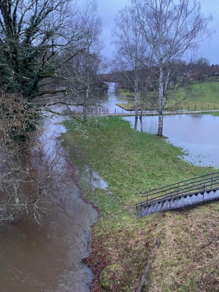 Circulation interdite sur les bords de Vienne