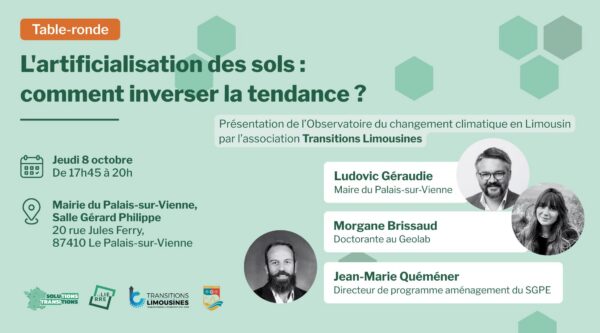 Table ronde : « L’artificialisation des sols : comment inverser la tendance ? »